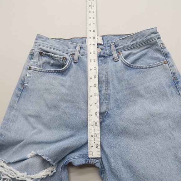 Agolde 90's Crop Jeans in Echo Size 27 - Picture 11 of 13